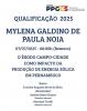 Qualificação de Mestrado Mylena Galdino de Paula Noia